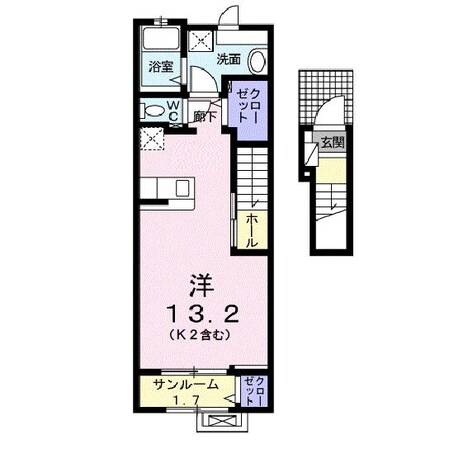 サニーガーデンⅠの物件間取画像